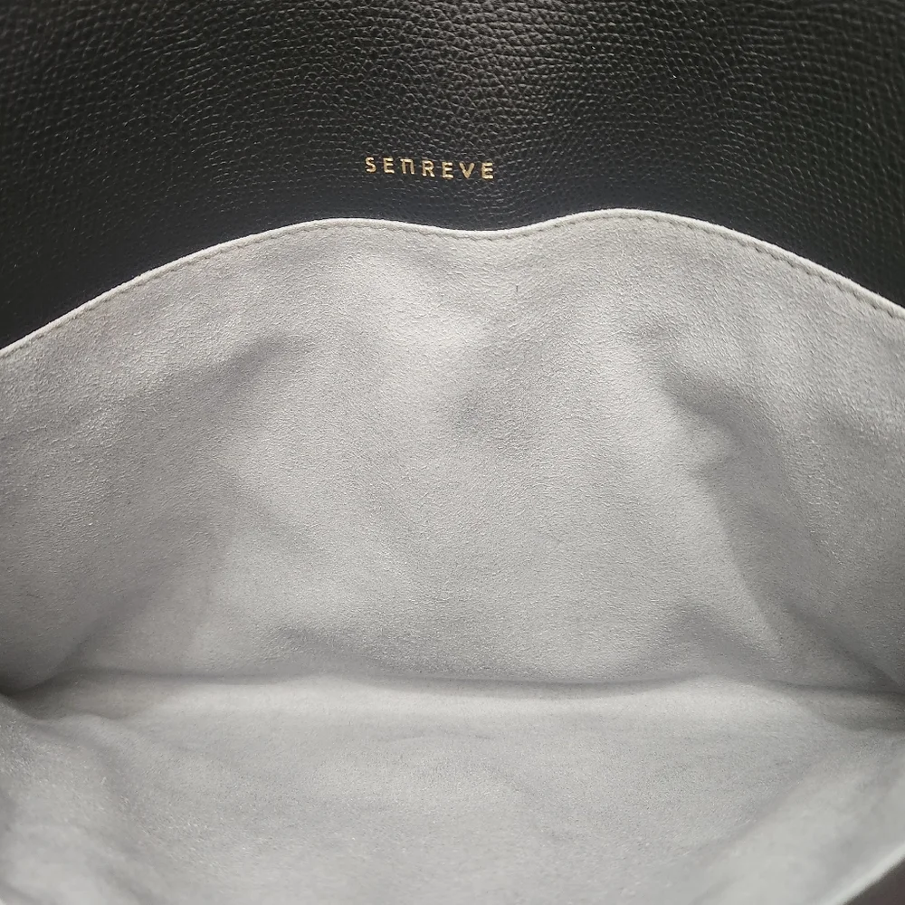 PRISTINE SENREVE TABLET LAPTOP ENVELOPE SLEEVE IN NOIR LEOPARD HAIRCALF BAG